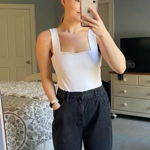 Abercrombie and Fitch Double Layered Thick Sleeve Bodysuit